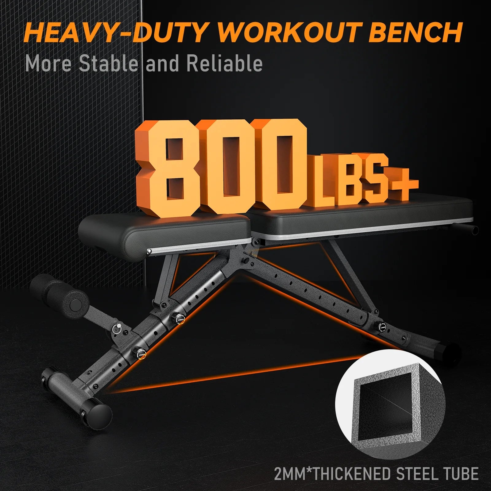 Adjustable Weight Bench Incline Decline Bench S328