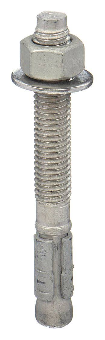 25 Pc Mechanical Wedge Anchor, 8-1/2 inch L P8775