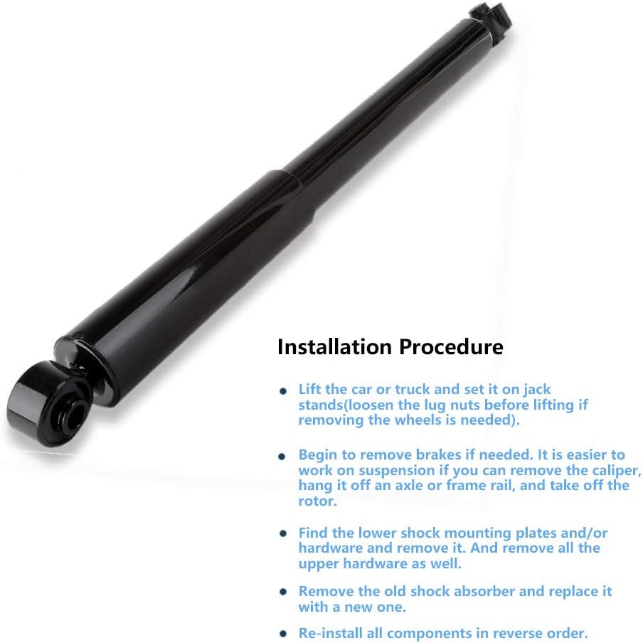 Rear 2x Shocks Absorbers Pack of 2 Y33128