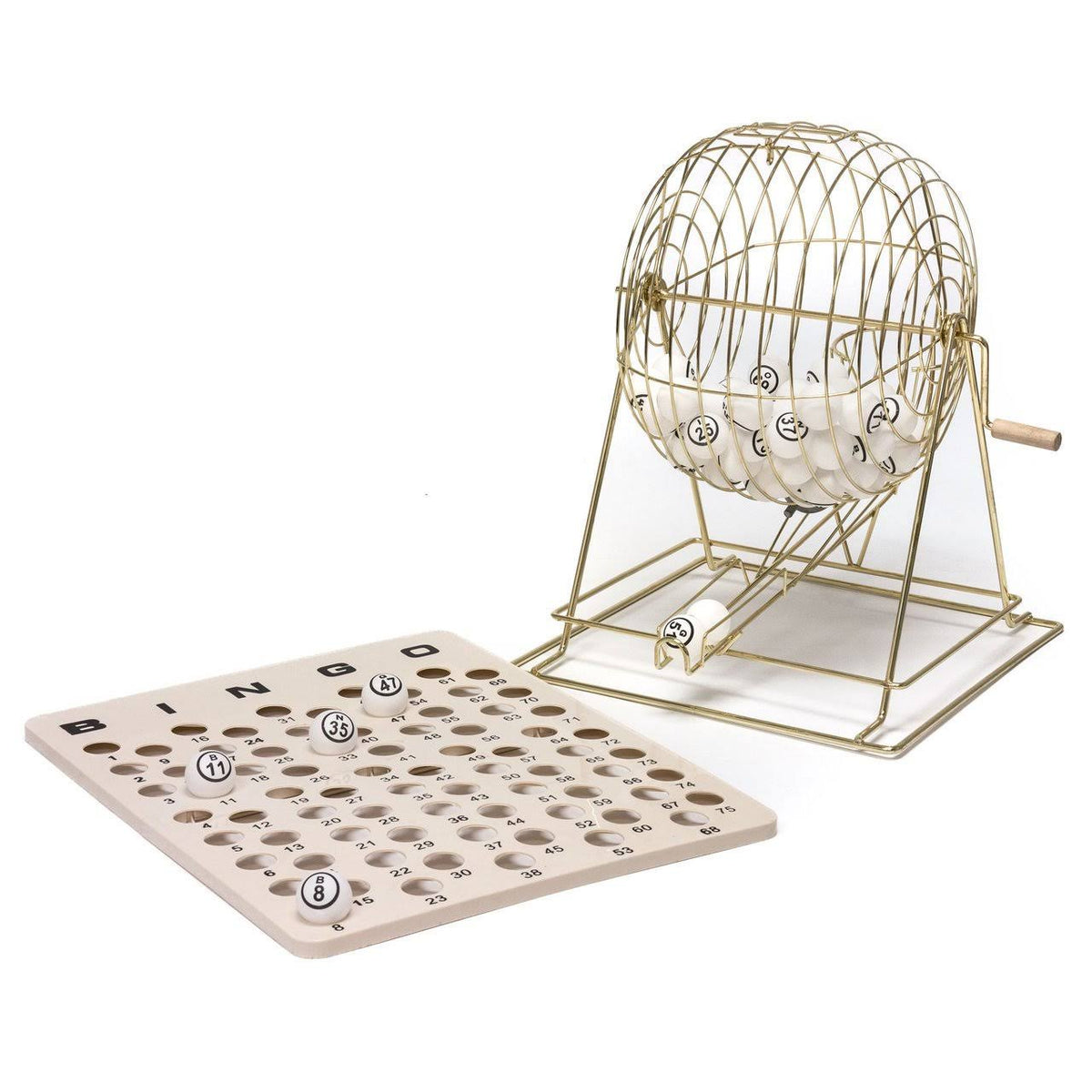 Jumbo Bingo Set with Ping Pong Style Balls S82208