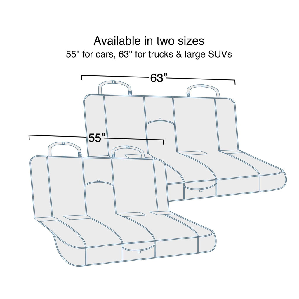Grey Waterproof Car Bench Seat Cover U457