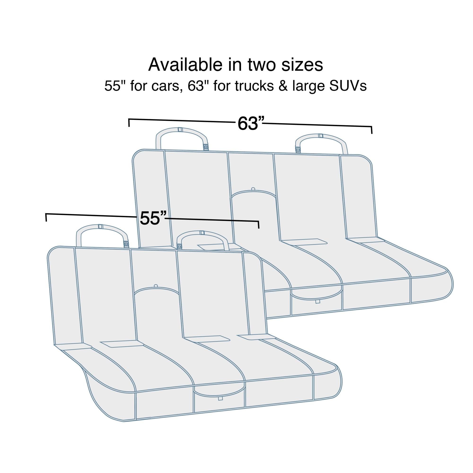 Grey Waterproof Car Bench Seat Cover U457