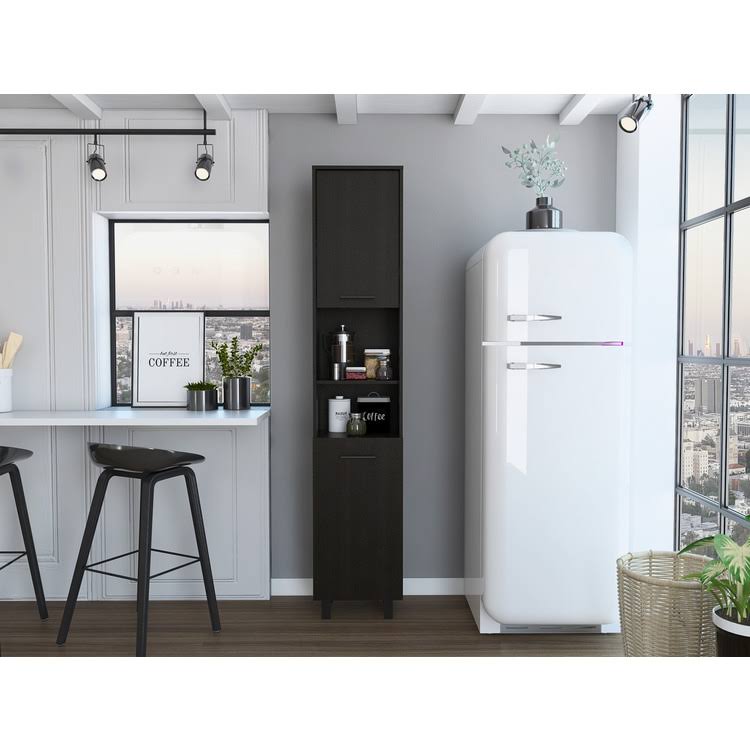 Black Corner Bar Cabinet Z7635