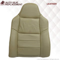 Leather Seat Cover for Ford F250 F350 in Medium Parchment Tan Driver & Passenger T609