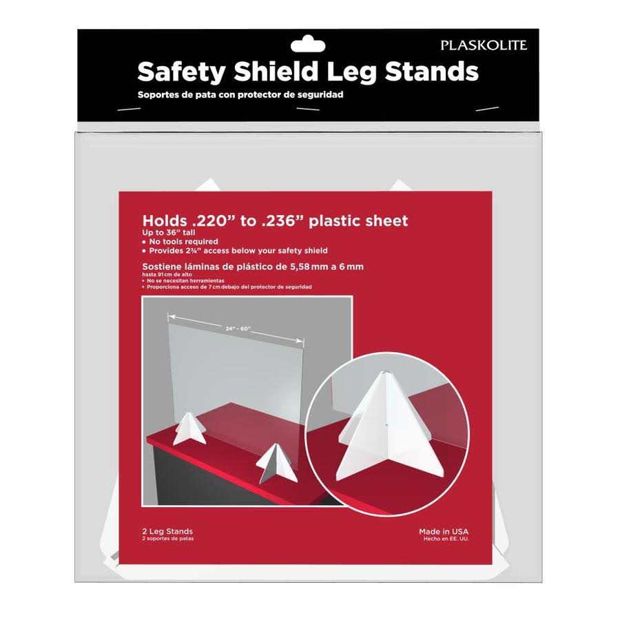 Safety Shield Leg Stands - Pack of 12 M3230