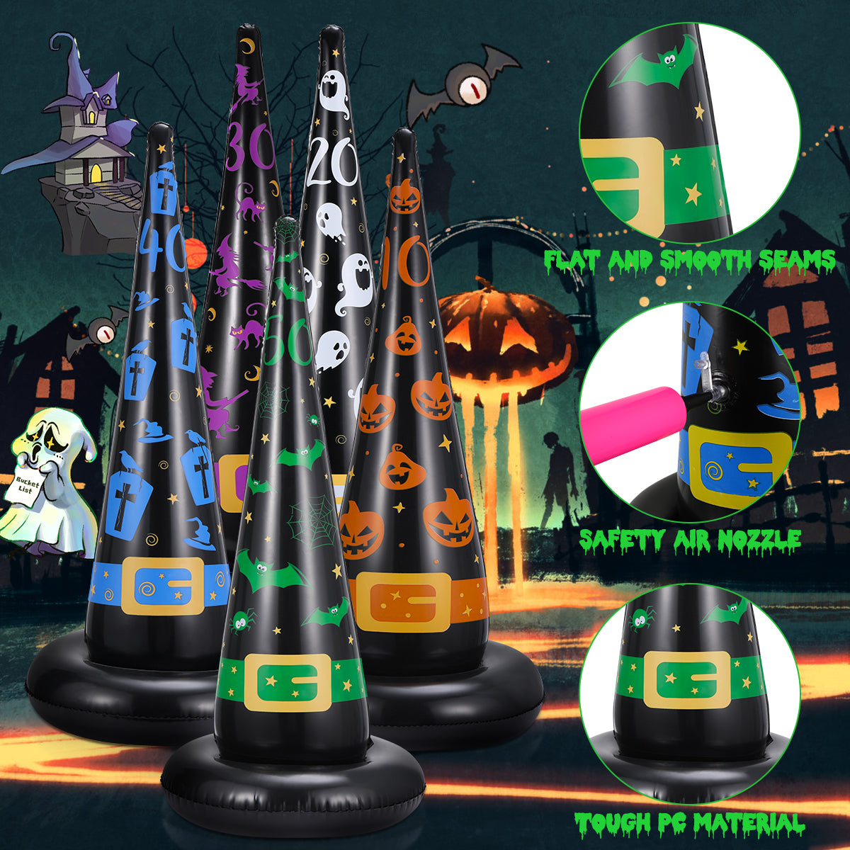 Halloween Ring Toss Games Decorations Inflatables Supplies D983199