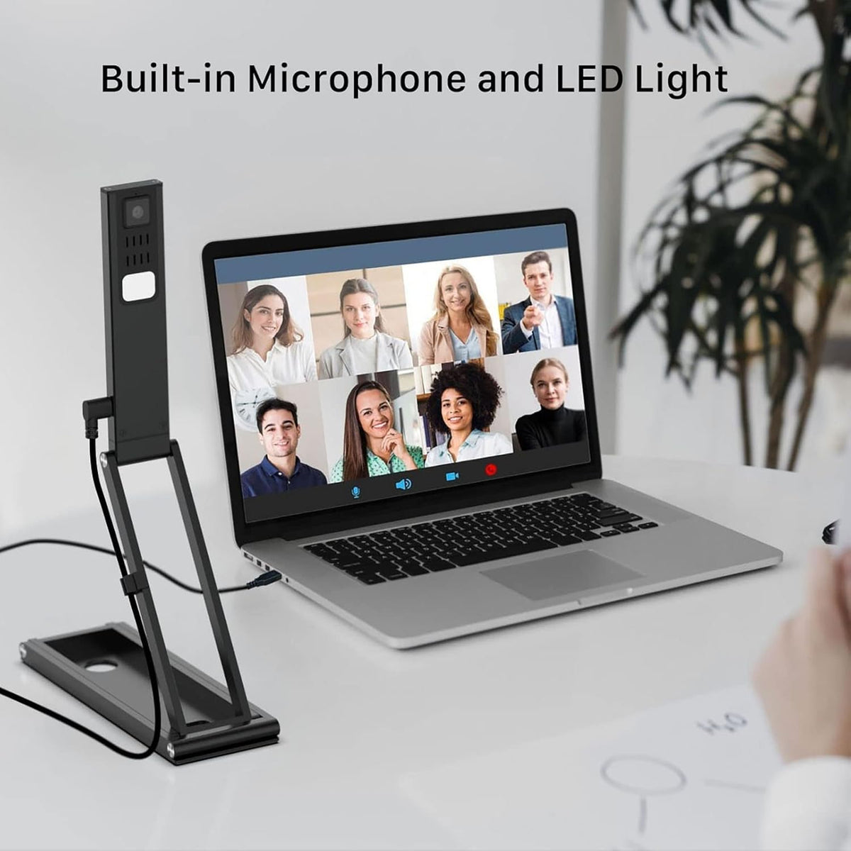 4K UHD 13MP Overhead Camera with Dual-Mode Autofocus and Built-in Microphones B7090
