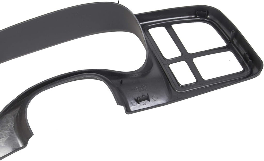Full-Size Double DIN ABS Plastic Matte Black Dash Kit Pack of 2 U541277