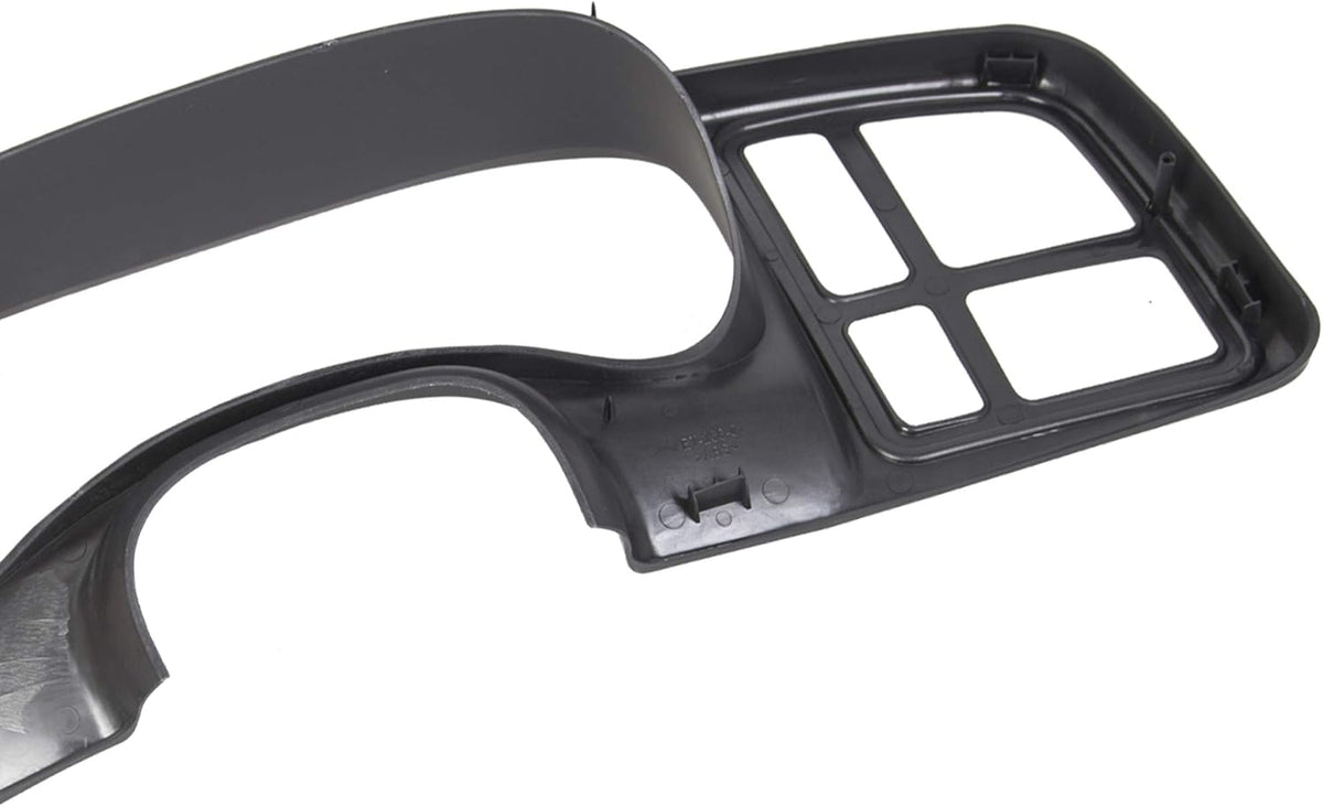 Full-Size Double DIN ABS Plastic Matte Black Dash Kit Pack of 2 U541277