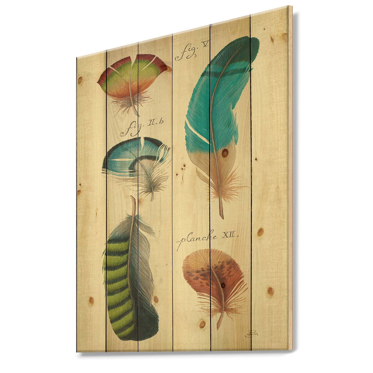 Natural Pine Wood Cabin & Lodge Print T31033
