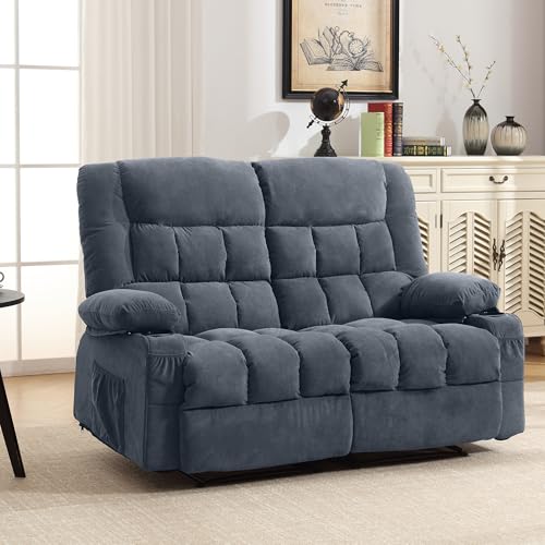 2 Seat Manual Reclining Loveseat with Cup Holders K389894
