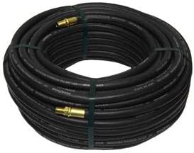 3/8in. x 100ft. Black Rubber Air Hose Pack of 2 E51657
