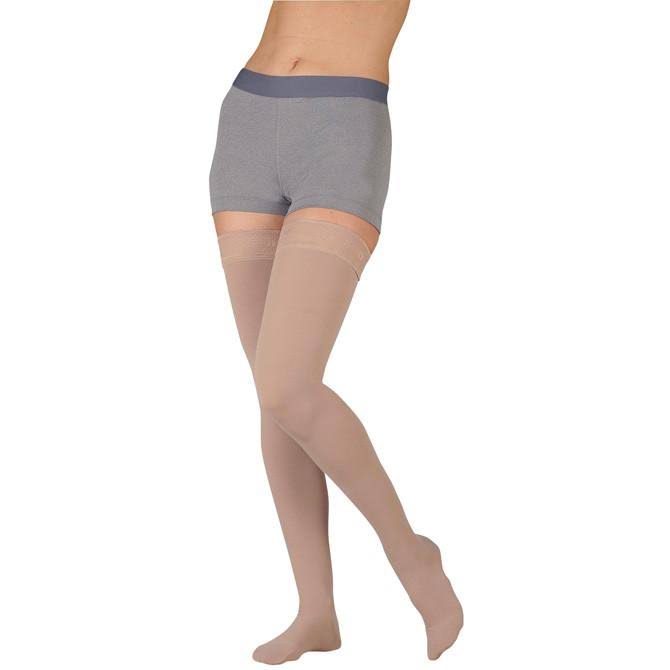 Dynamic Thigh High Compression Stocking with Silicone Band A14228