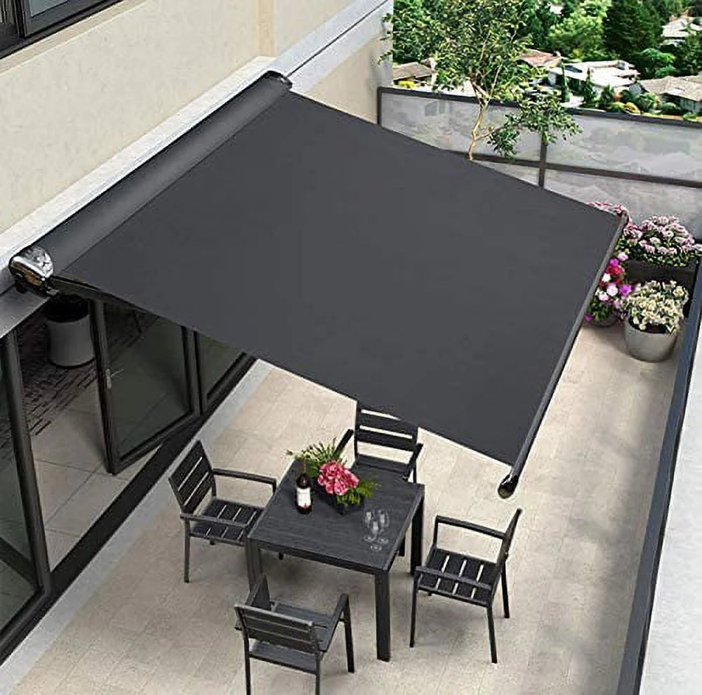 1800D Waterproof Canvas Marine Awning Fabric 60" Wide Black X98578