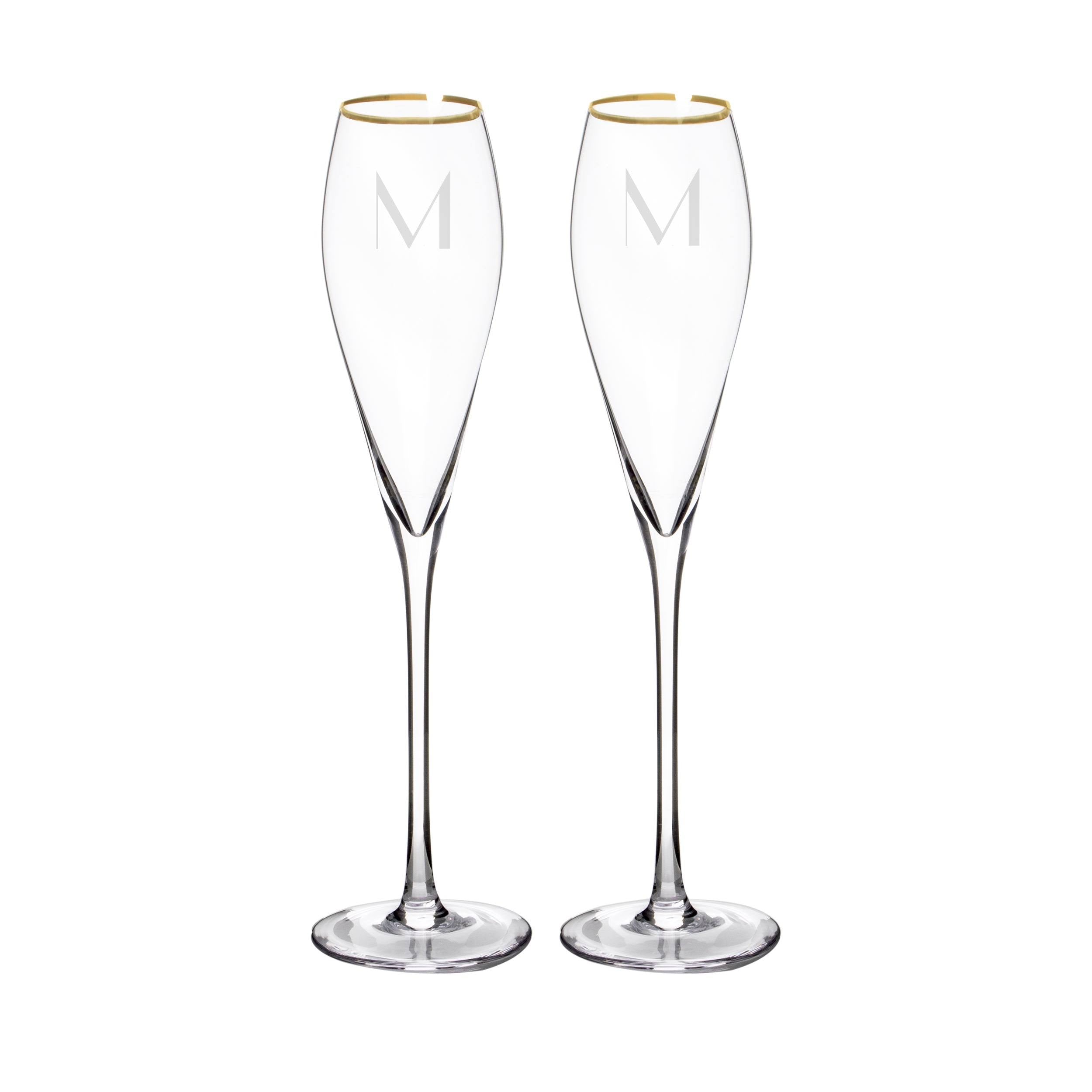 Gold Champagne Flutes and Cake Serving Set H7106