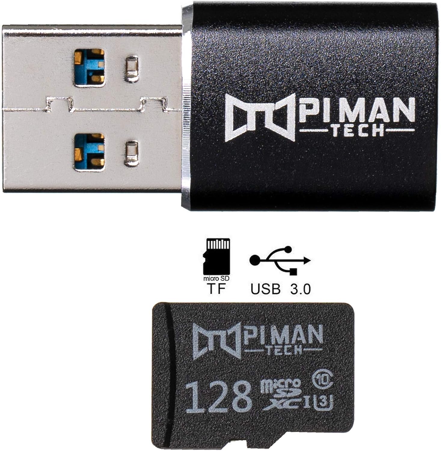 128 GB MicroSD Card USB 3.0 Adapter A553