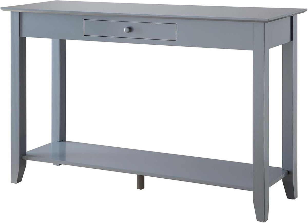 Black Console Table with Drawer V499537