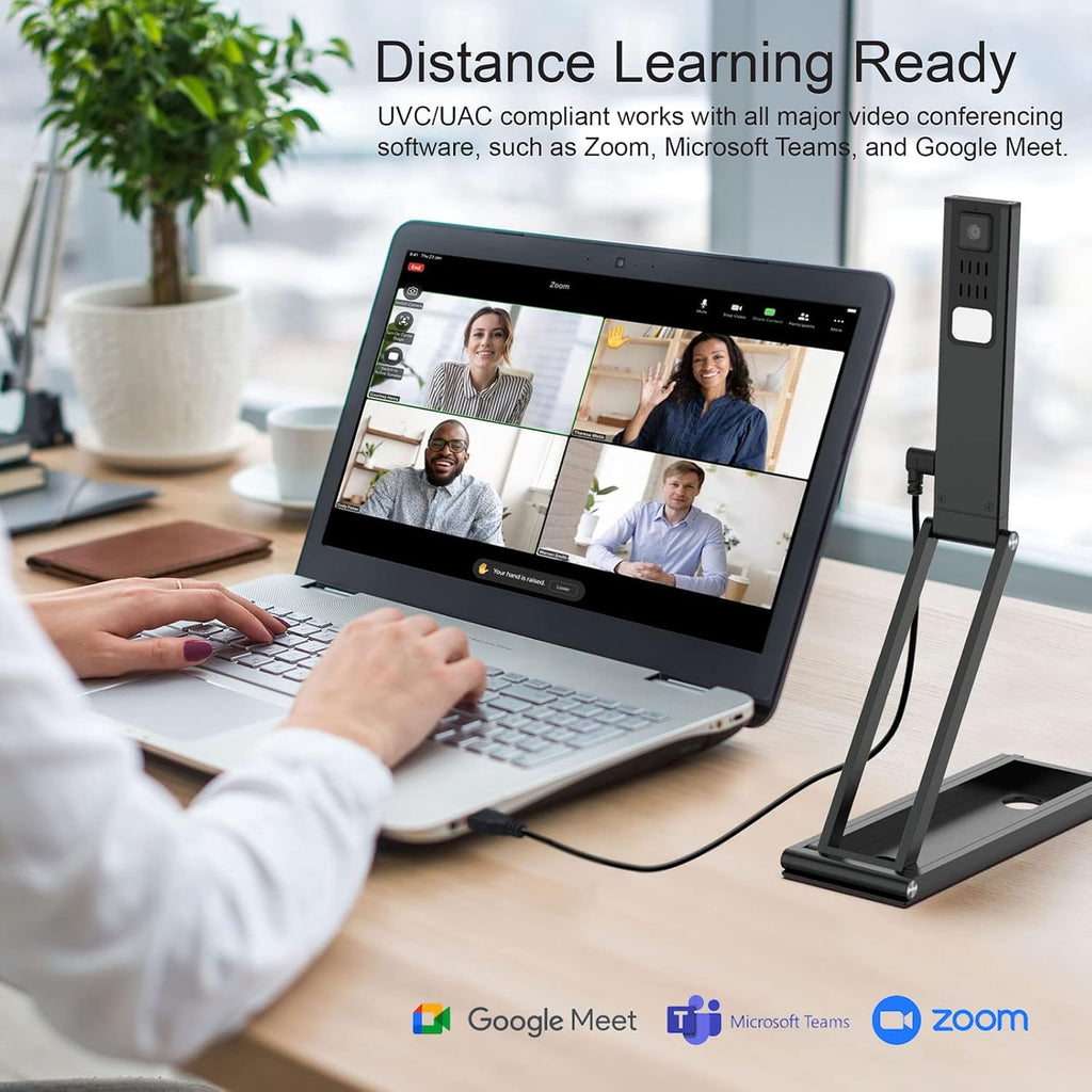 4K UHD 13MP Overhead Camera with Dual-Mode Autofocus and Built-in Microphones B7090