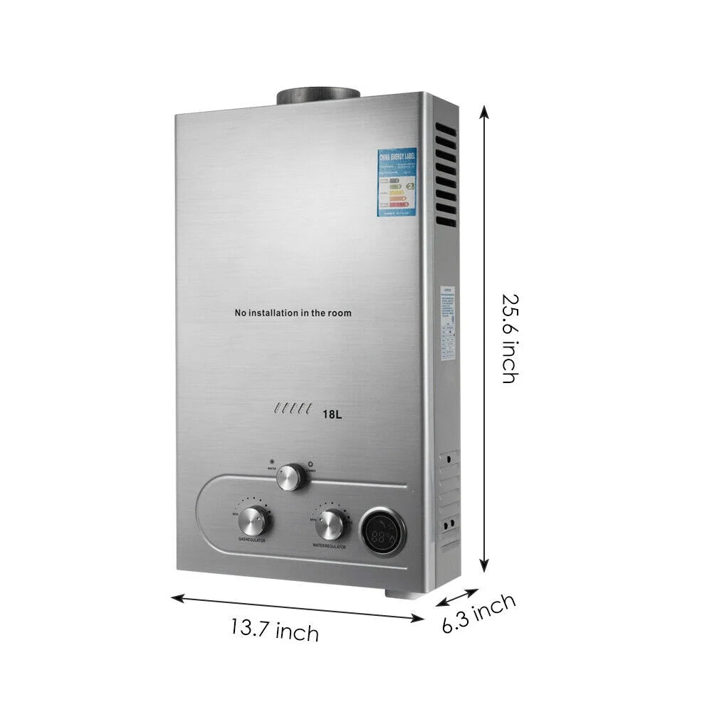 4.8GPM Propane Gas Tankless Water Heater B533538