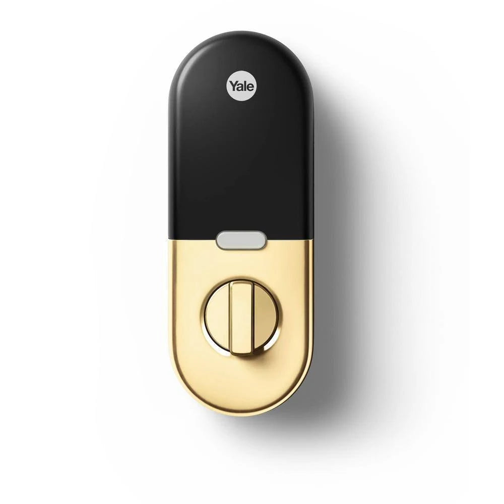 Video Doorbell and Lock in Polished Brass with Nest Connect O3836