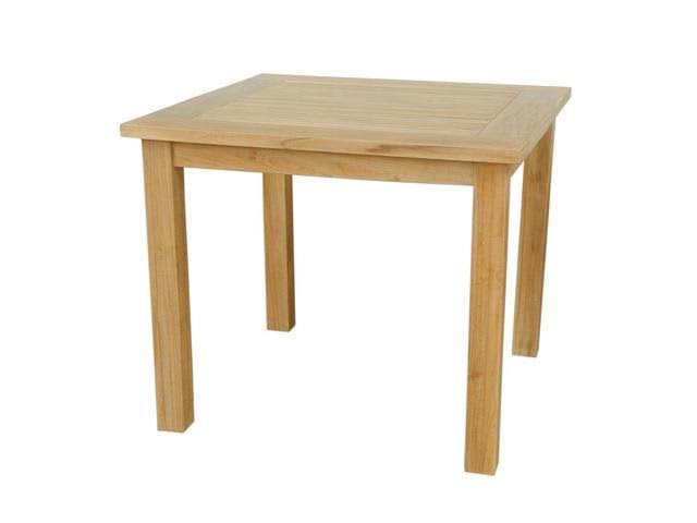 Bahama 35 inch Square Table Small Slats A7464