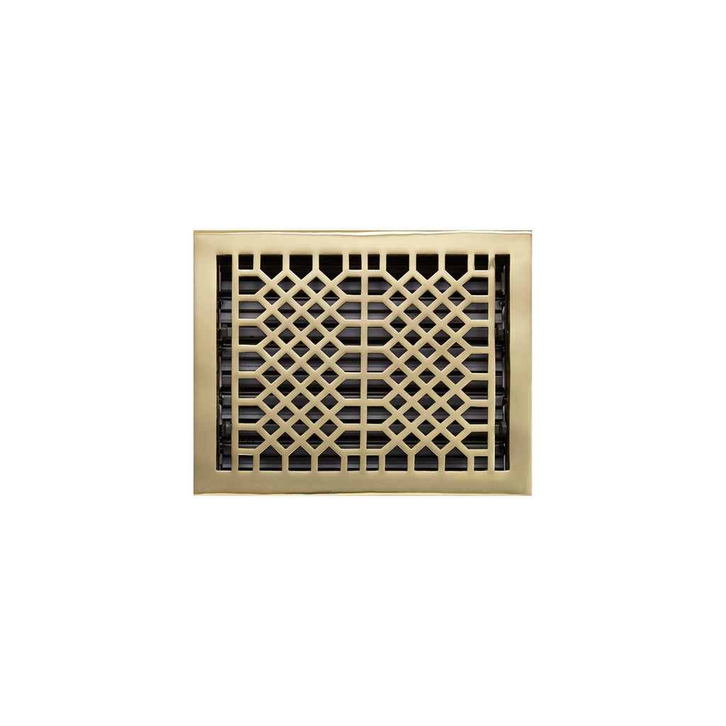 Polished Brass Floor Register Z183102