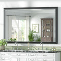 Black 20x24 Inch Wall-Mounted Mirror A6790