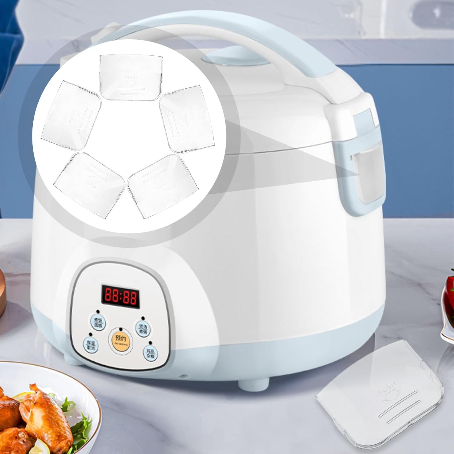 5pcs Plastic Rice Cooker Water Box B29561
