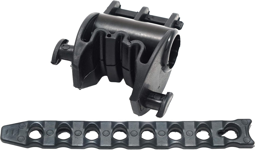 6 Pcs Cradle and 12 Pcs Rubber Replacement Strap Kit for Bike Carriers S966288