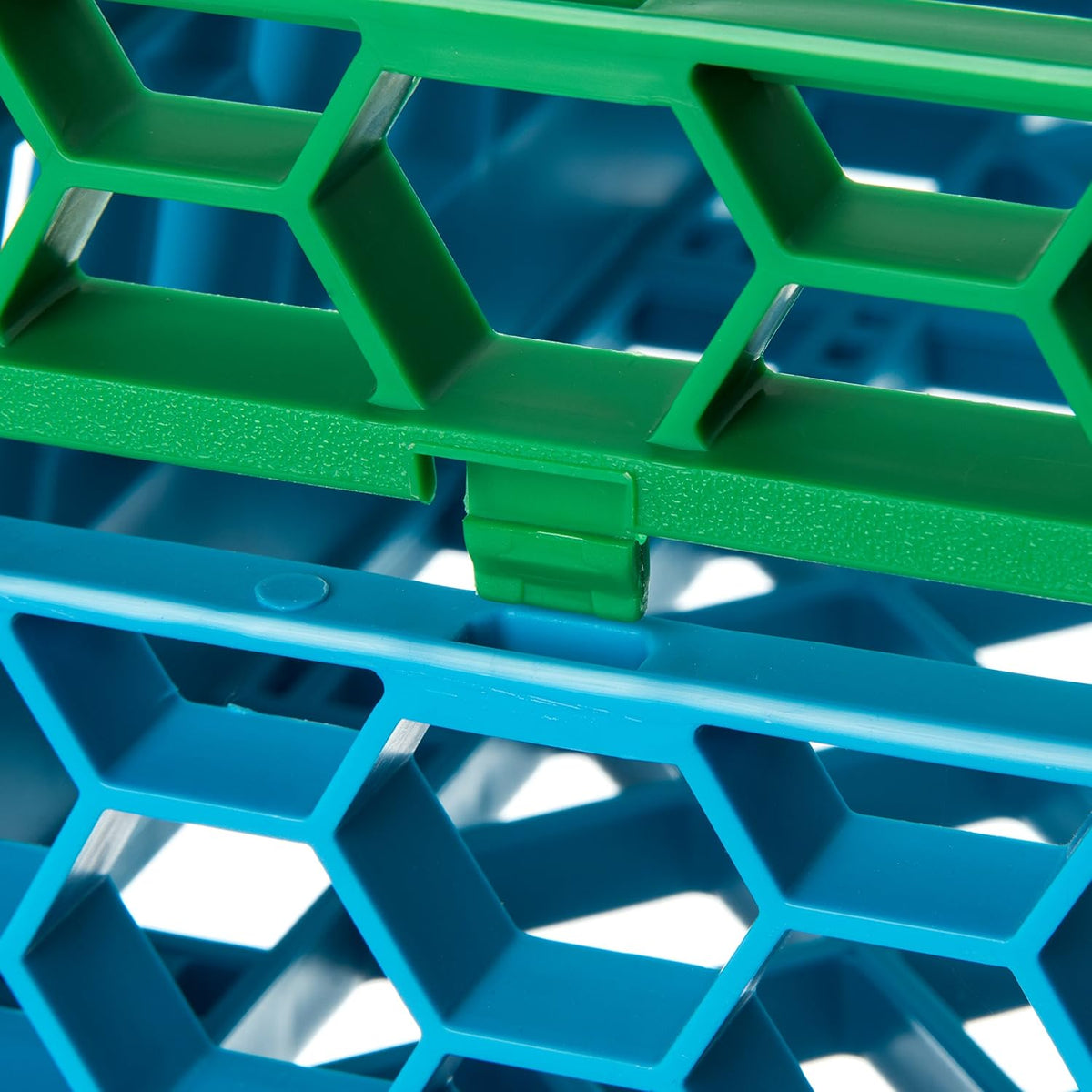 9 Compartment Glass Rack Extender, Green, Pack of 6 H3084