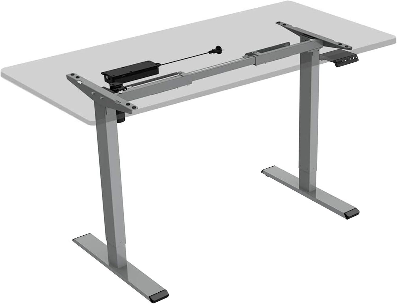 White Frame Only Electric Sit Stand Desk Frame W234596