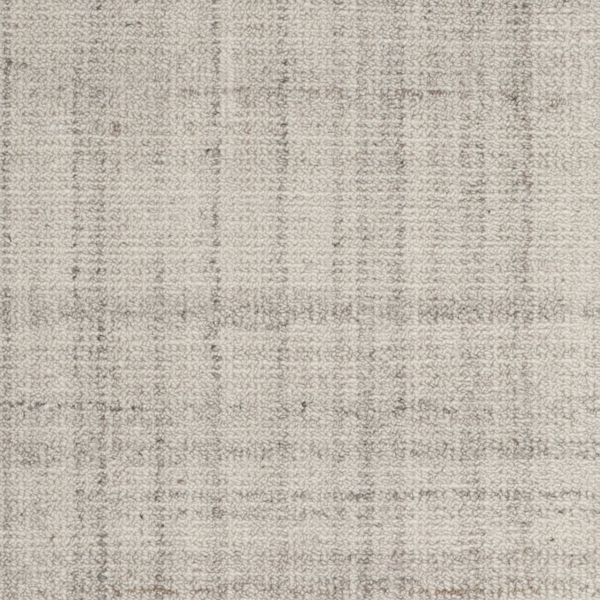 Light Grey Abstract Striped Area Rug, 4' x 6' J4196