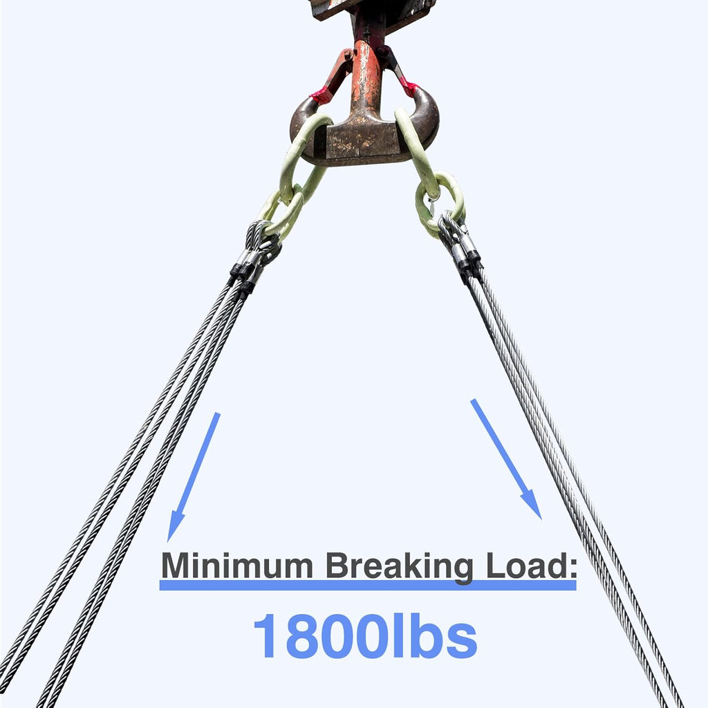 650 ft 7 x 7 Strands T316 Stainless Steel Cable Q72292