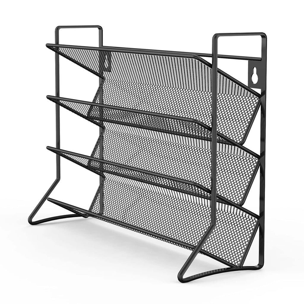 4 Tier Black Spice Rack Organizer for 24 Spice Jars, 2 Packs U44211