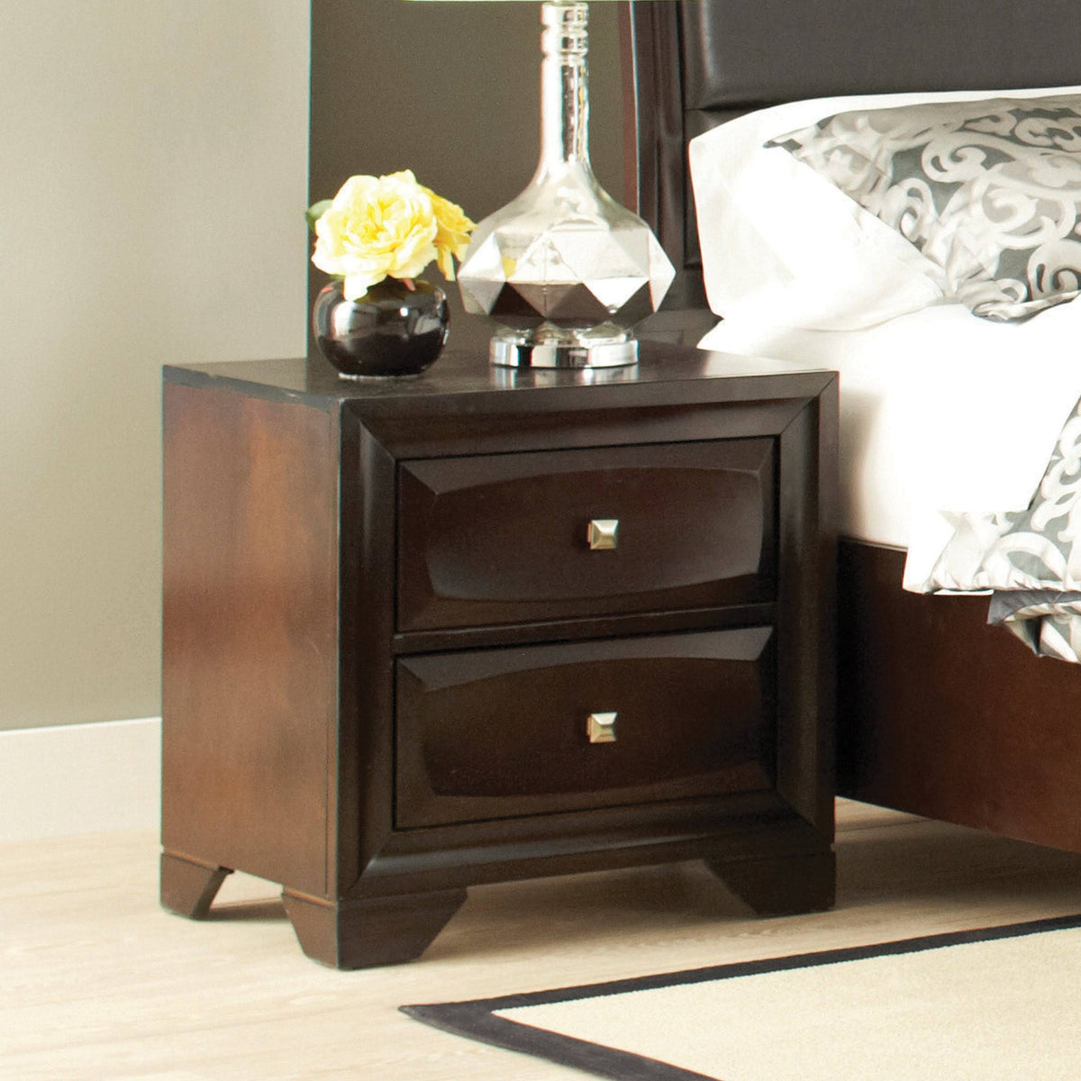 Cappuccino Nightstand J9445