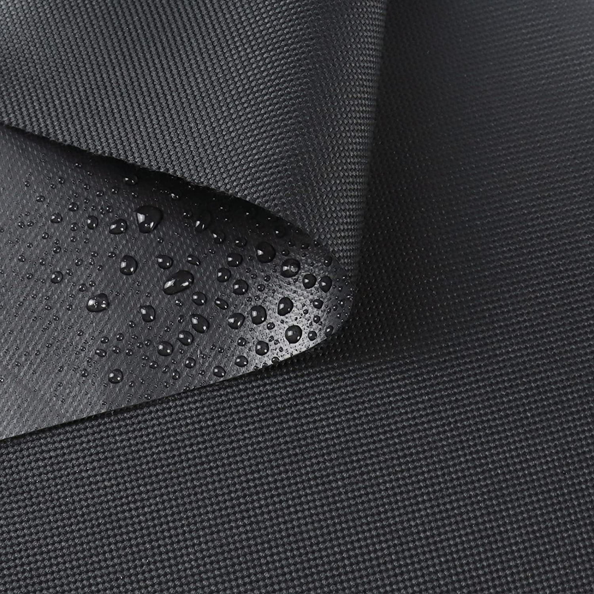 1800D Waterproof Canvas Marine Awning Fabric 60" Wide Black X98578