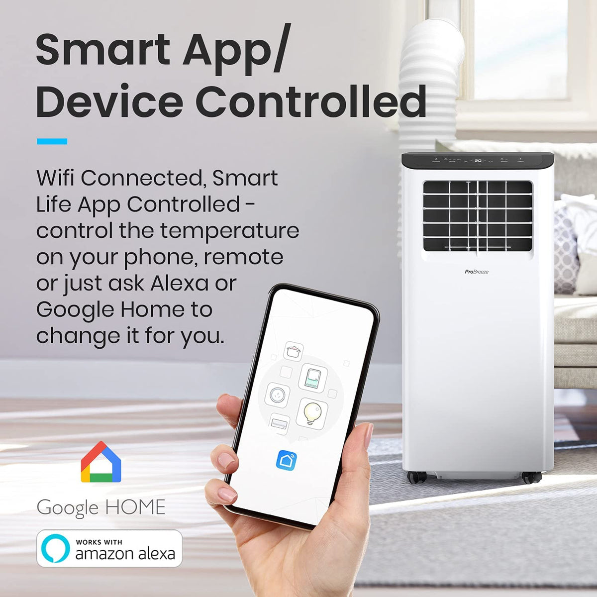 4 in 1 Portable Air Conditioning Unit with Fan, Dehumidifier, Window Venting Kit Y1271