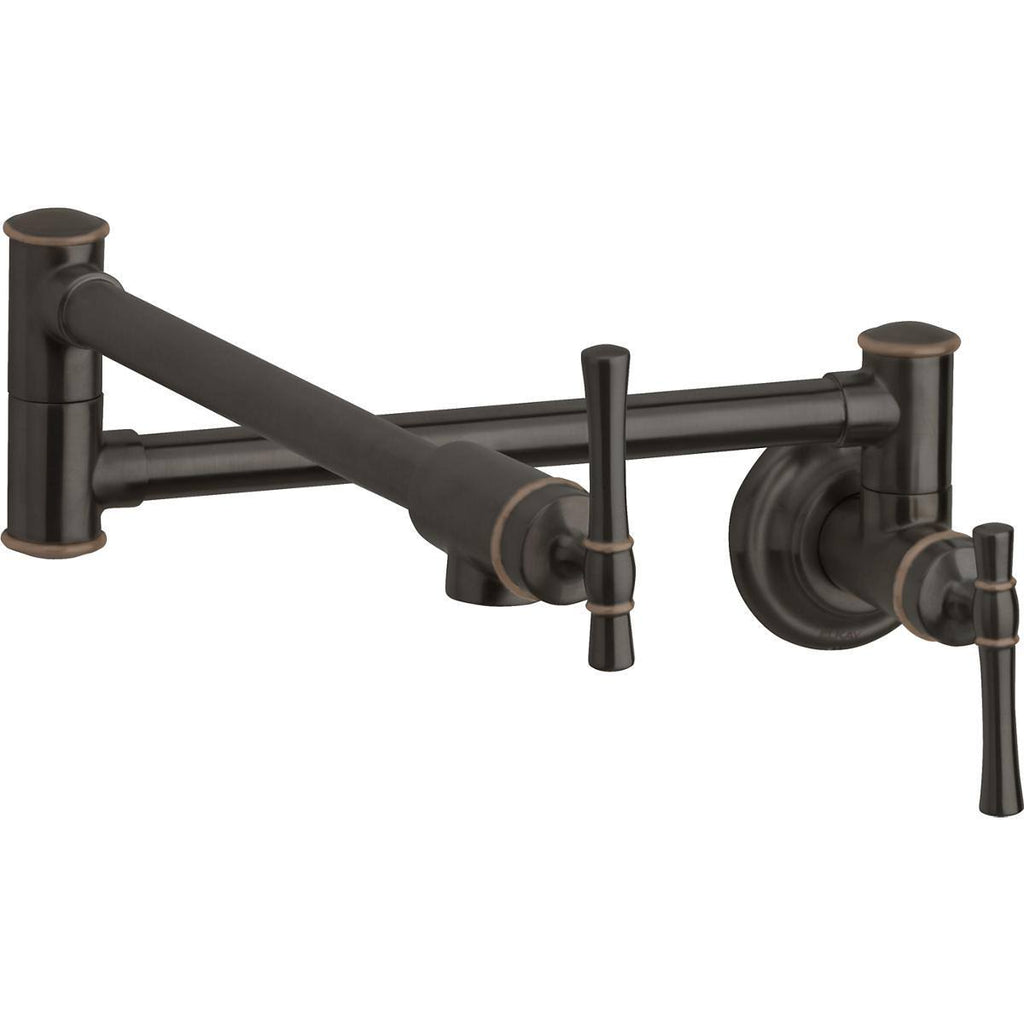 Antique Steel Wall Mount Pot Filler N832