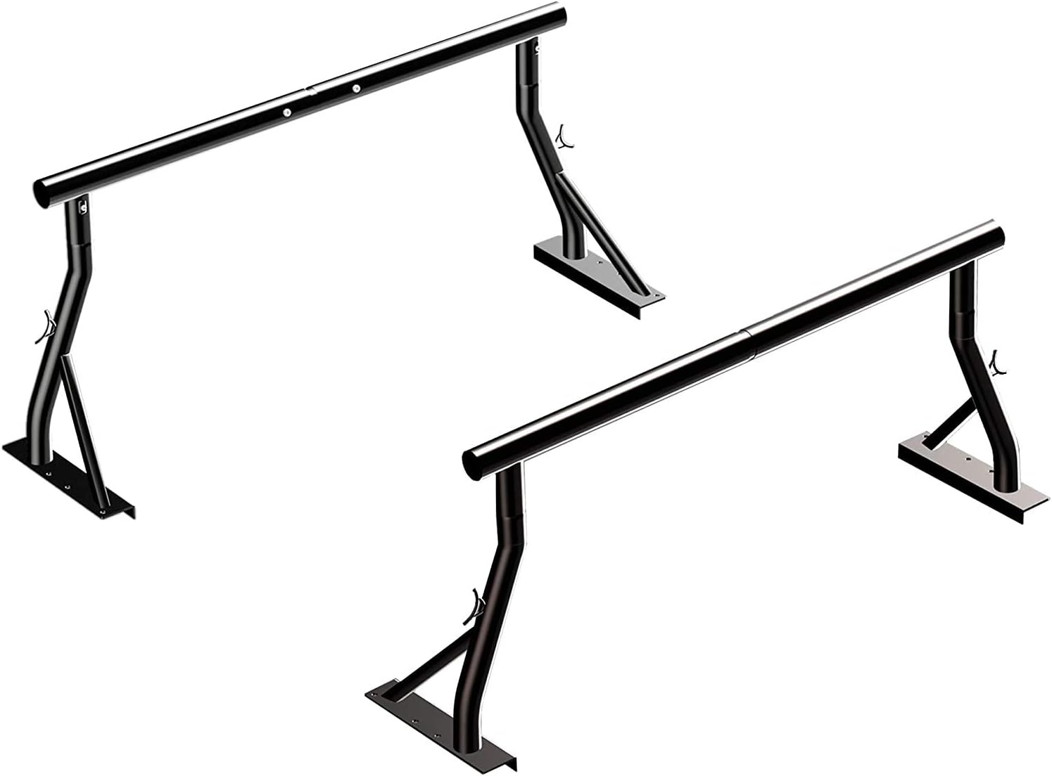 Steel Pickup Truck Low Profile Ladder Rack Sport Bar Two Bar Set M245139