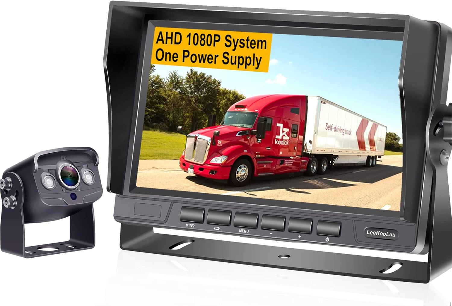 7 Inch LCD Monitor HD Backup Camera Kit with IR Night Vision R254723