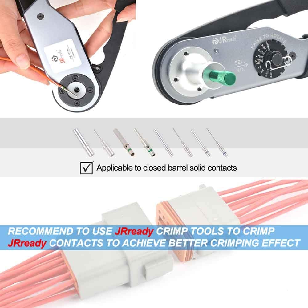 Deutsch Connector Kit 35 Pairs Gray IP67 Waterproof Electrical Connectors Plug Q60976