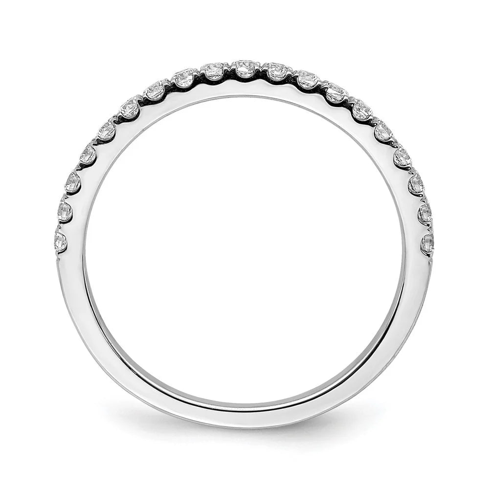 14k White Gold Lab Grown Diamond Band S82994
