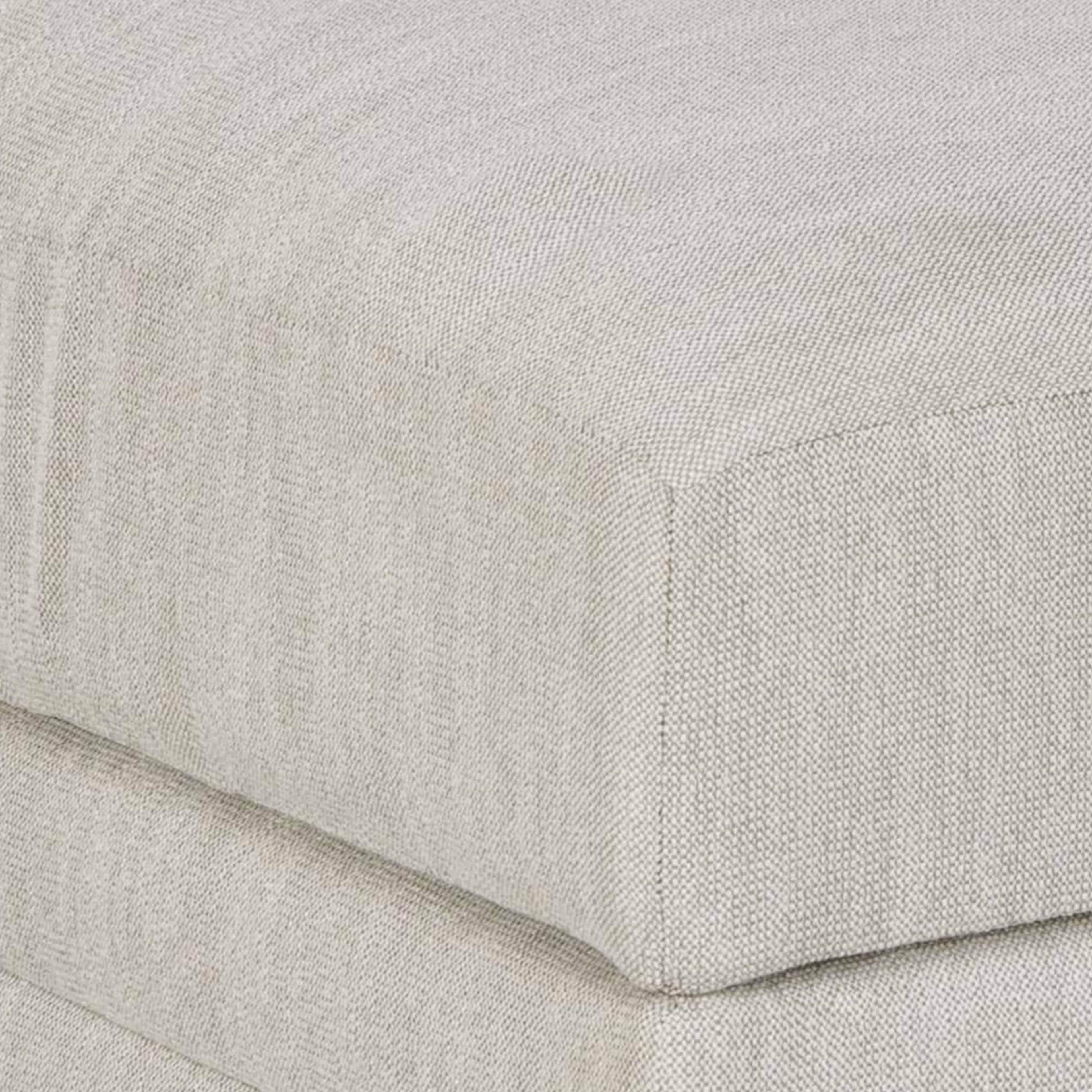White Wooden Ottoman with Hidden Storage U24792