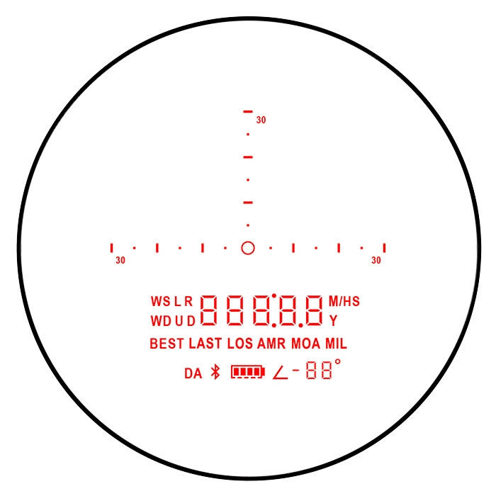 7x25 Laser Rangefinder M1217