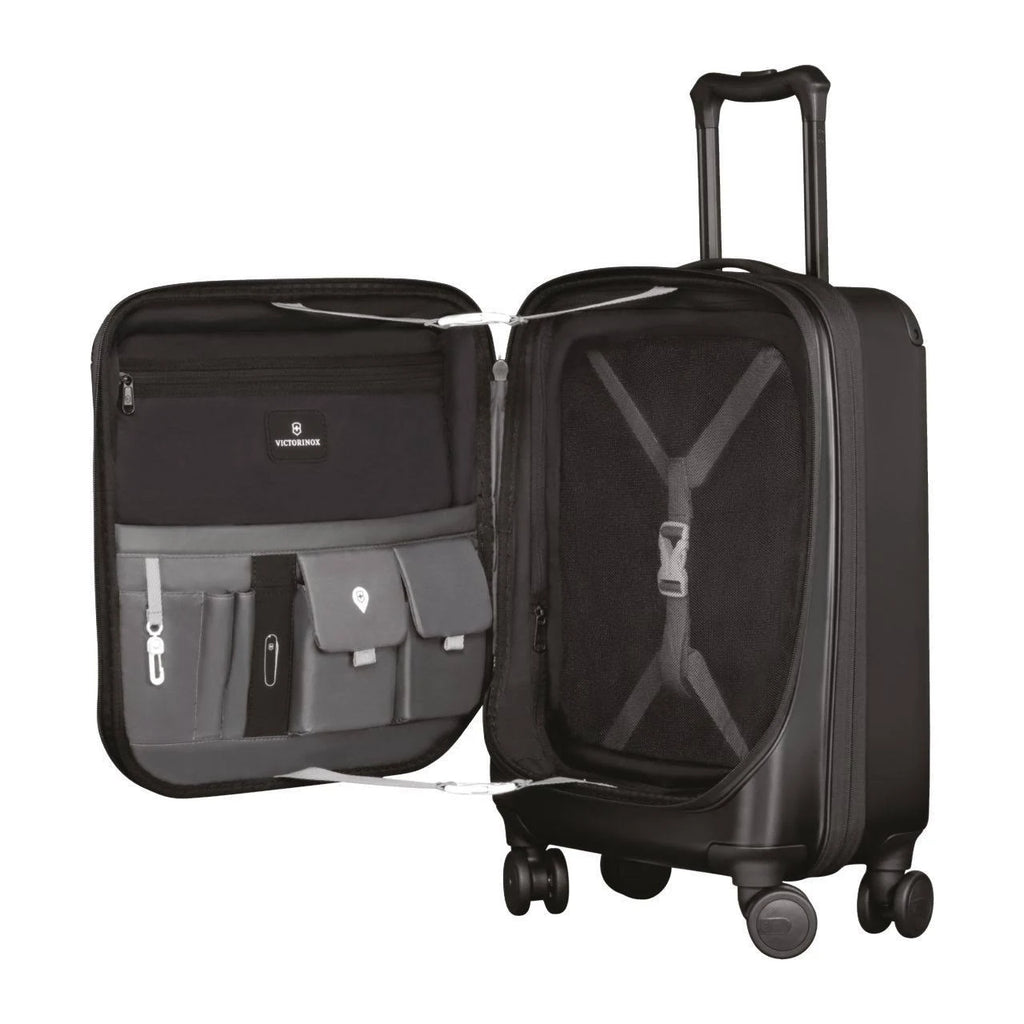 Black Hard Sided Rolling Carry-On Z9535