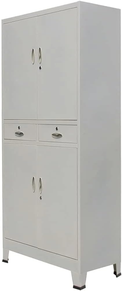 Metal Gray 4 Door File Cabinet R661346