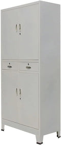 Metal Gray 4 Door File Cabinet R661346