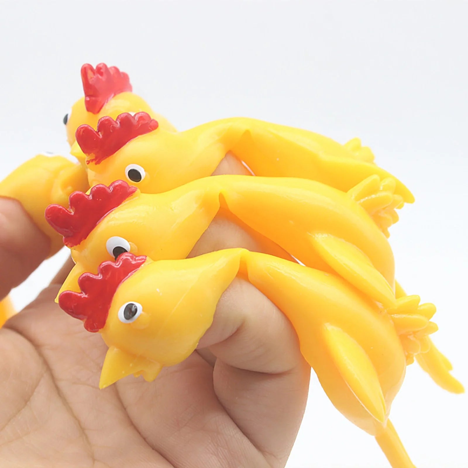 4 PCS Creative Ejection Chicken Toy E3922