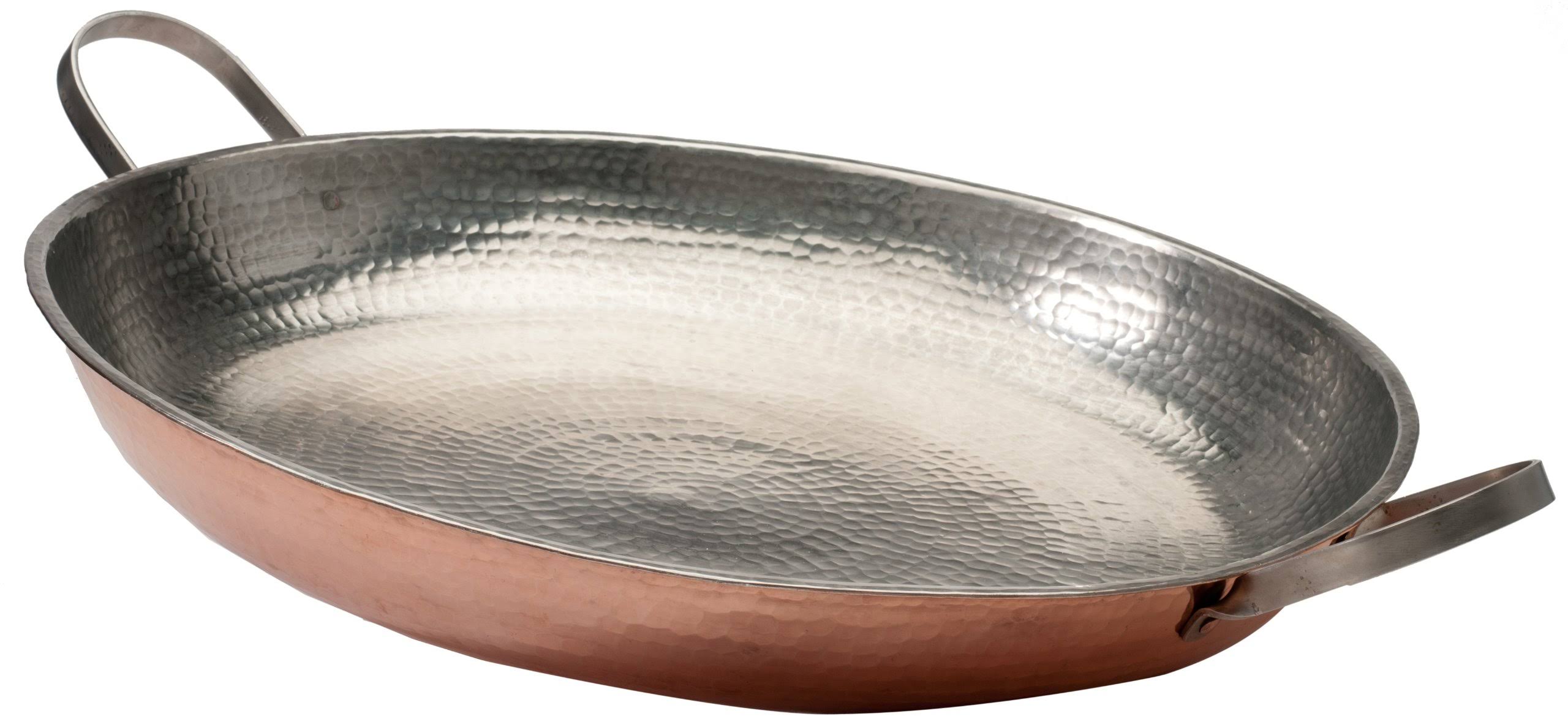 Hammered Copper Paella Pan J668