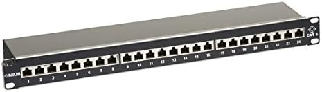 CAT6 Shielded Patch Panel, 24-Port L5195